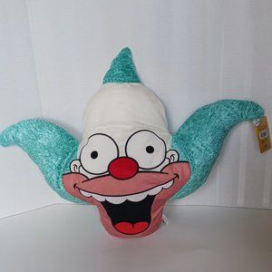 Kristy the clown decorated pillow.